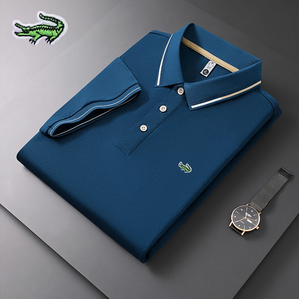 

CARTELO New Summer High Quality Men's Embroidery Logo Polo Slim Fit Short Sleeve Outdoor Sports T-shirt Men's POLO Shirt