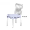 Waterproof Chair Cover Spandex Jacquard Chair Pad Cushion Adjustable Cover Dining Room Upholstered Chair Case Seat Cover 2024 2