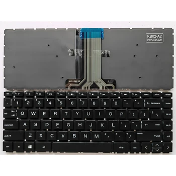Tastiera portatile americana per Hp 14-CF 14-DF 14-DK 14-DP 14S-CR 14SCF 240 245 G8 TPN-I130 I135