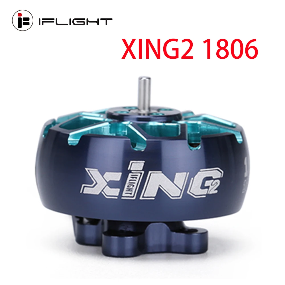 

IFlight XING2 1806 1,5 КВ/кв 4-6S FPV Бесщеточный двигатель W/мм вал из титанового сплава совместимый 5-дюймовый Пропеллер для FPV дрона