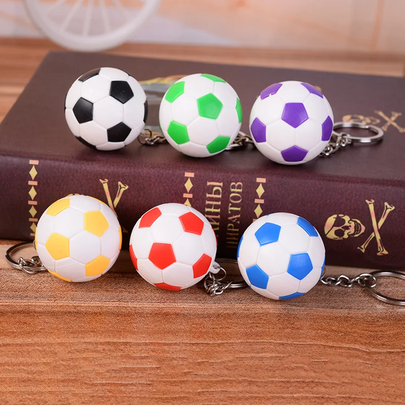 Soccer Keychain Player Gift Car Keychain Football Fan Keychain 6 Colors Sports Accessories|/1pcs football accessories