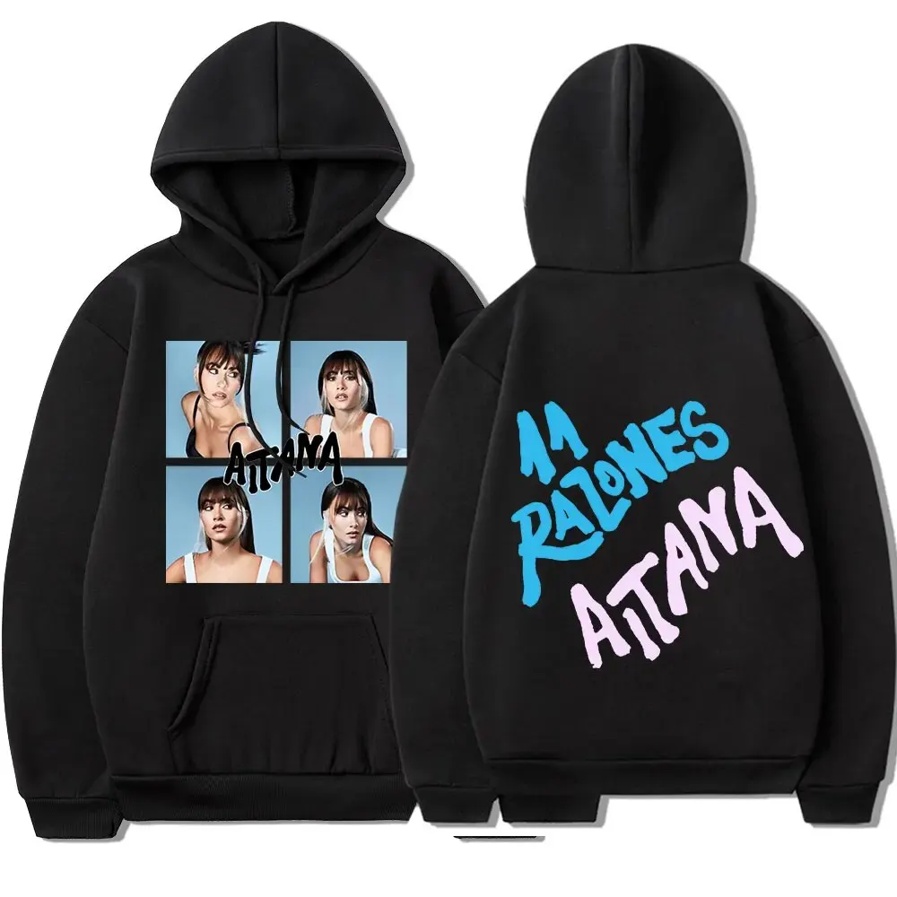 

Singer Aitana Ocana Hoodies Printed Men Woman Streetwear Hip Hop Hoodie Hooded Sweatshirts Pullovers Unisex Tracksuit Clothing
