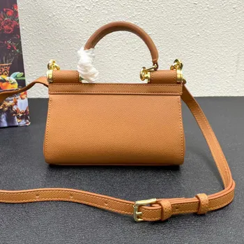 Fashion Ladies Messenger Bag Classic Design Postman Leather Double Flap Shoulder Bag Large Capacity 18 Cm Ladies Handbag 2022 1