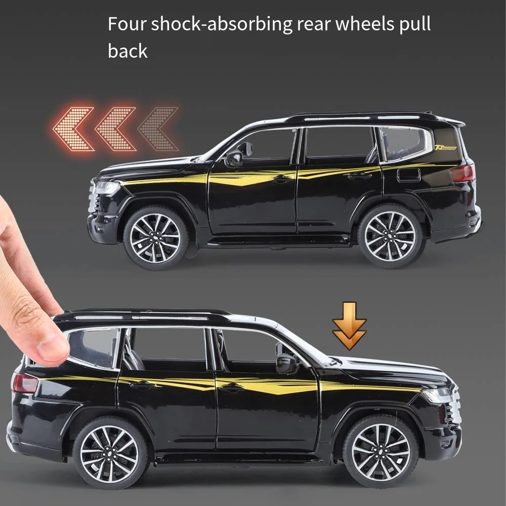 نموذج سيارة لاند كروزر LC300 للطرق الوعرة بمقياس 1...