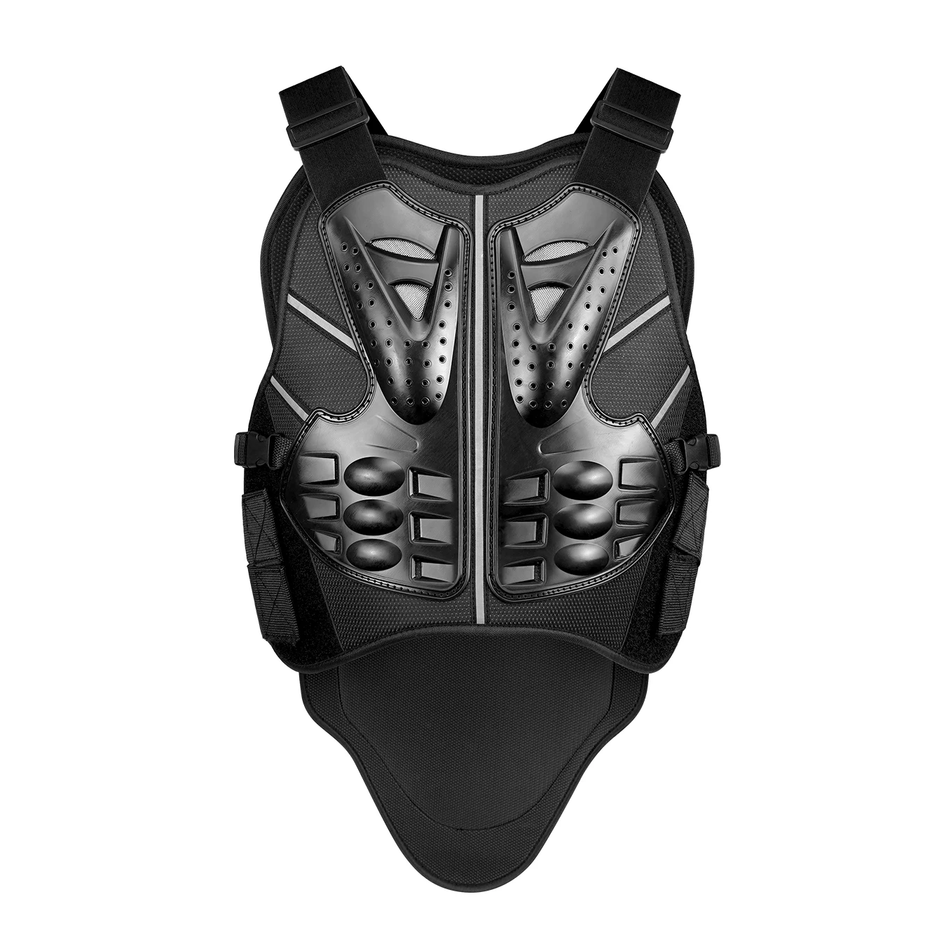 Motorcycle Armor Vest Jacket Protection Lightweight Breathable Adjustable Straps All-Season Riding Gear Unisex