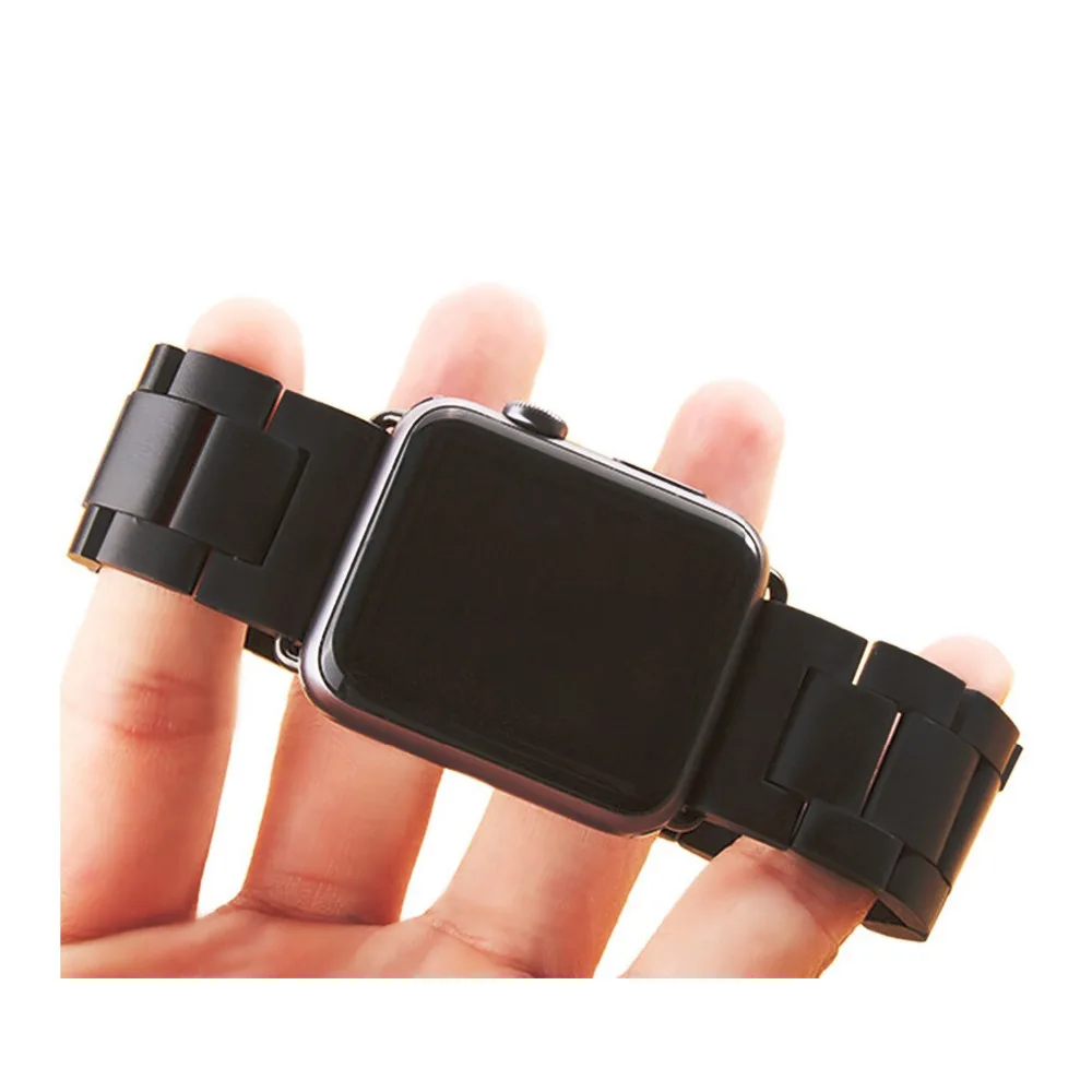 Strap For apple watch band 44mm 40mm 45mm 41mm Natural Wooden bracelet belt Retro Smartwatch for iwatch 4 3 5 SE 6 7 Watchband