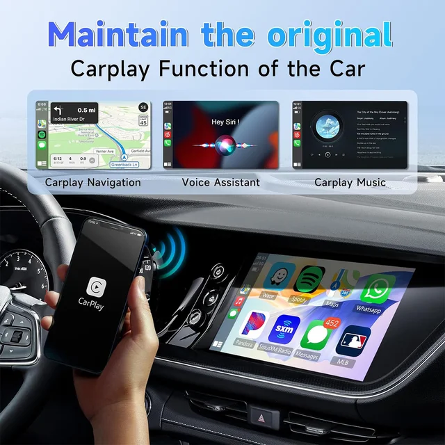 Phoebus Link 2-in-1 Wireless CarPlay & Android Auto Adapter 4