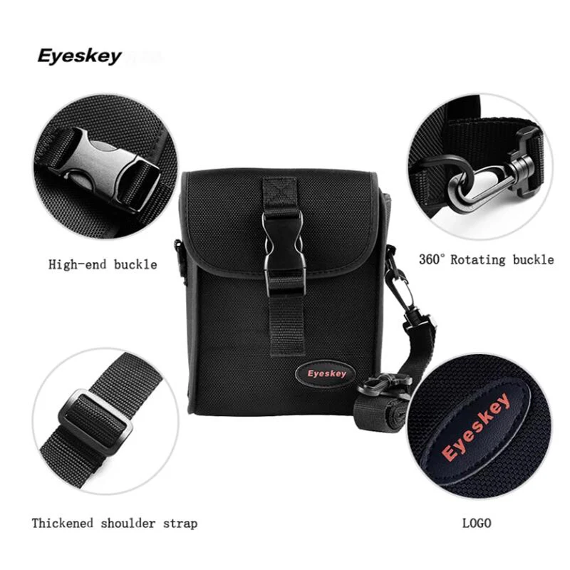 Eyeskey 32/42/50mm Binoculars Bag Portable Camera Case Bag Waterproof High Quality Bag Shoulder/Messenger Bags Binocular Strap 6