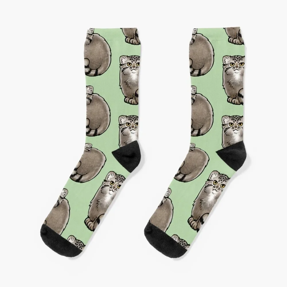 

Pallas's Cat / Manul Cat Socks funny gifts Thermal man winter moving stockings Socks Women's Men's