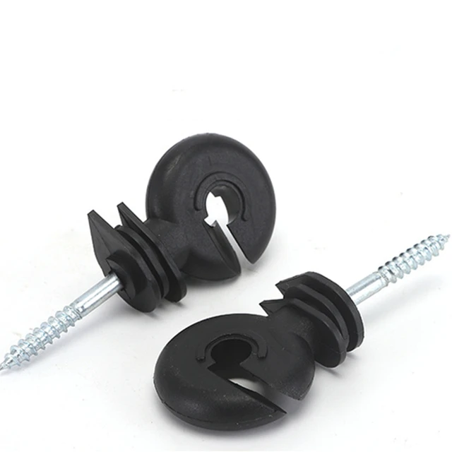 50Db Elektromos Kerítés Szigetelő Eltolás Gyűrű Öncsapás Legelő Kerítésrendszer Huzal Biztonságos Mezőgazdasági Kerti Kellékek - Image 2