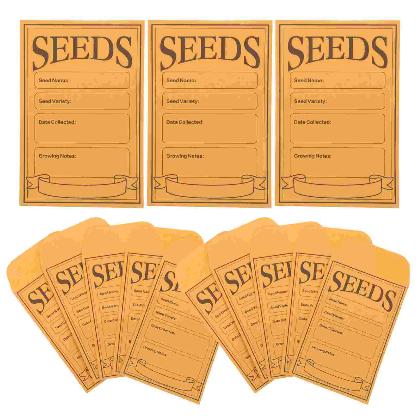 

100 pcs Kraft Paper Envelopes Small Envelopes Plant Seeds Envelopes Vegetable Seeds Envelopes