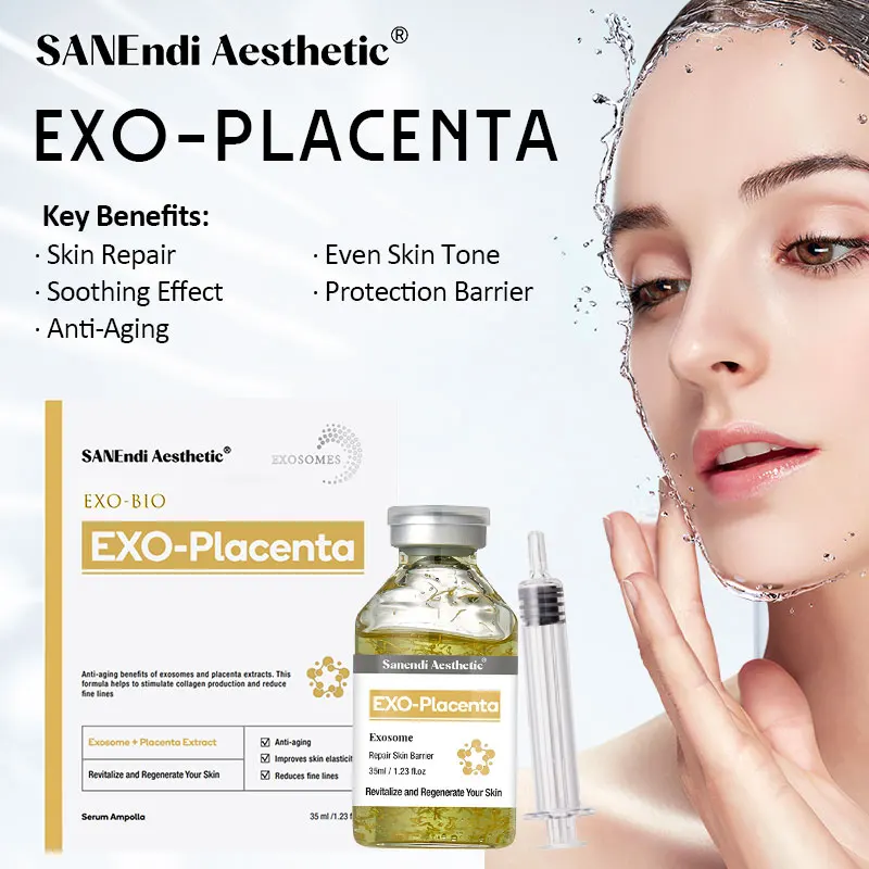 Exosomes Exo-Bio Placenta Stem Cell Hyaluronic Acid for Face Skin Serum Regernative Barrier Dermapen Anti-aging Whitening