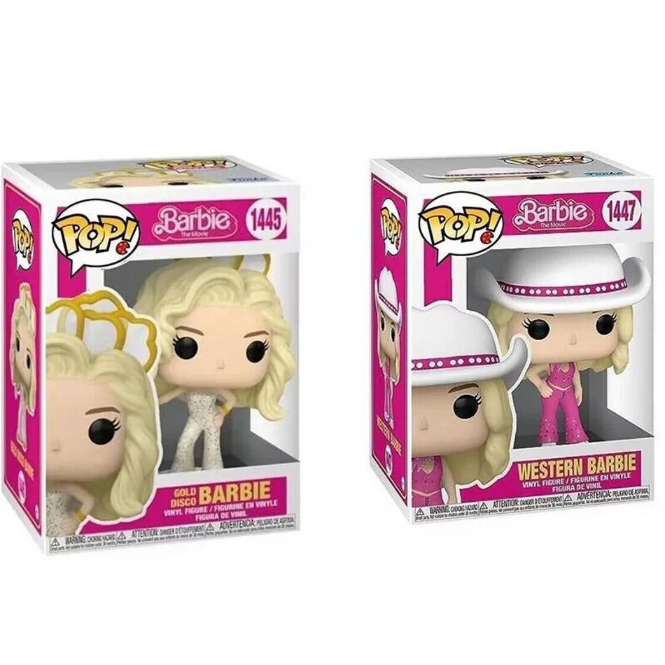 Funko Pop Western Barbie 1445 # Barbie 1447 # Vinyl Dolls Action Figure Hot Topic Model Toys For Children Birthday Gift