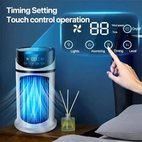 Mini climatiseur portable USB, refroidisseur d'air à eau, ventilateur pour la maison et le bureau 5
