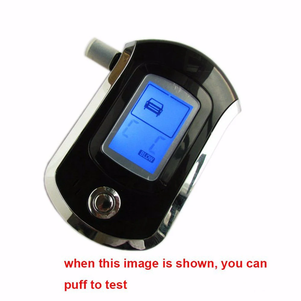Professional Digital Breath Alcohol Tester Breathalyzer AT6000 alcohol breath tester alcohol detector