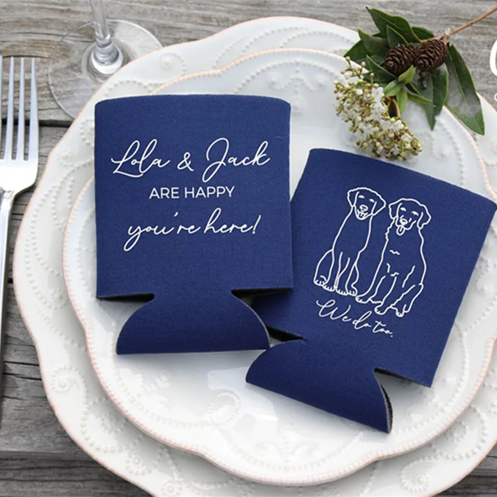 

Индивидуальный эскиз, иллюстрация вашего питомца, Портрет Питомца На Свадебные подарки, персонализированный холодильник для свадебных банок,