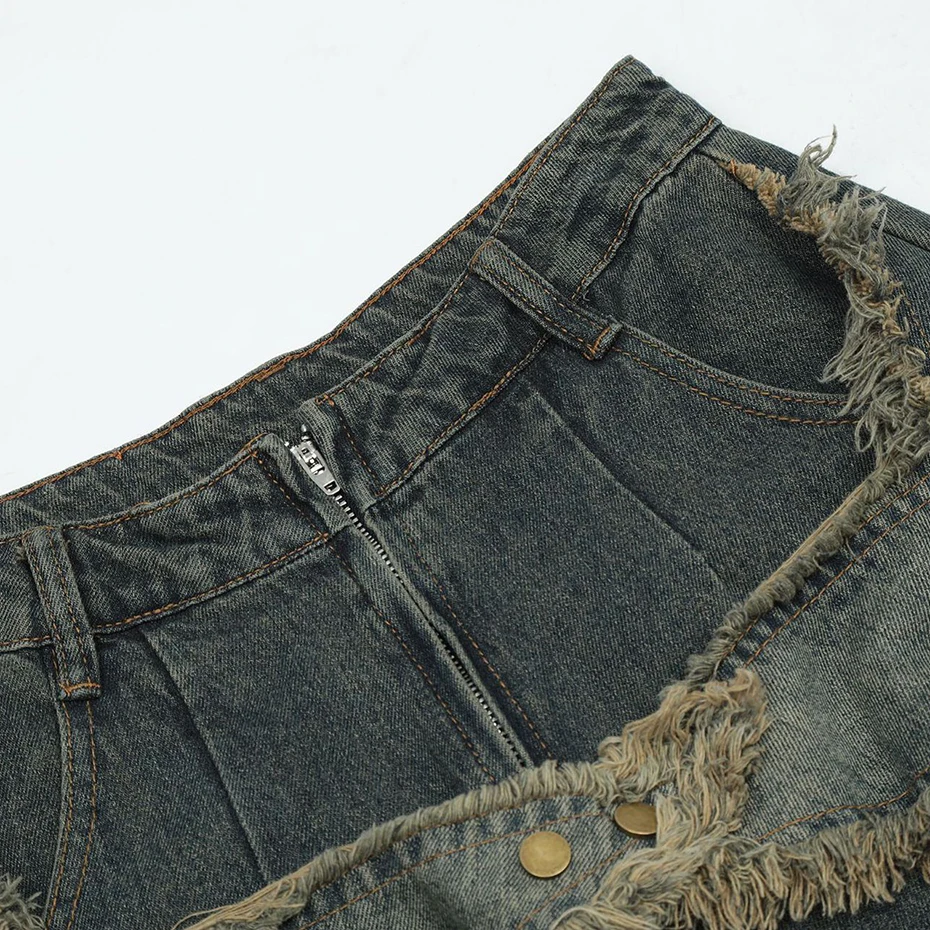 Vintage Baggy Jeans Star Patchwork Loose Straight Denim Pants 2023 New Men Hip Hop Streetwear Jeans 3