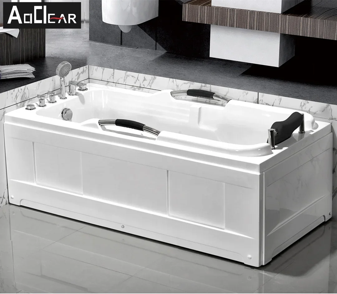 Smart Soaking Tub 2 Person ABS Corner Freestanding Massage Bathtubs with Jet 2
