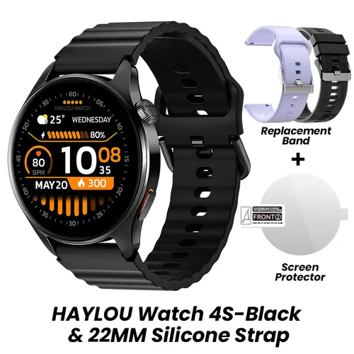 HAYLOU Watch 4S GPS Smartwatch 1.43” HD AMOLED Display 5 Satellite GPS Positioning 120+ Workout Modes Sport Fitness Smart Watch - Image 15