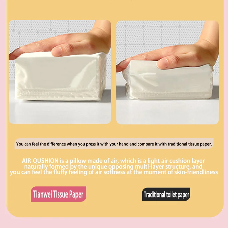 7pcs Hanging Drawing Paper Wooden Pulp Tissue Netflix Model Toilet Paper Large Size Facial Tissue Bottom Drawing
