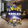 3D GAME R-ROBLOXES Luxury Throw Blanket for Sofa Decoration Plaid Blankets Characters Microfiber Bedding Fluffy Soft Blankets 1