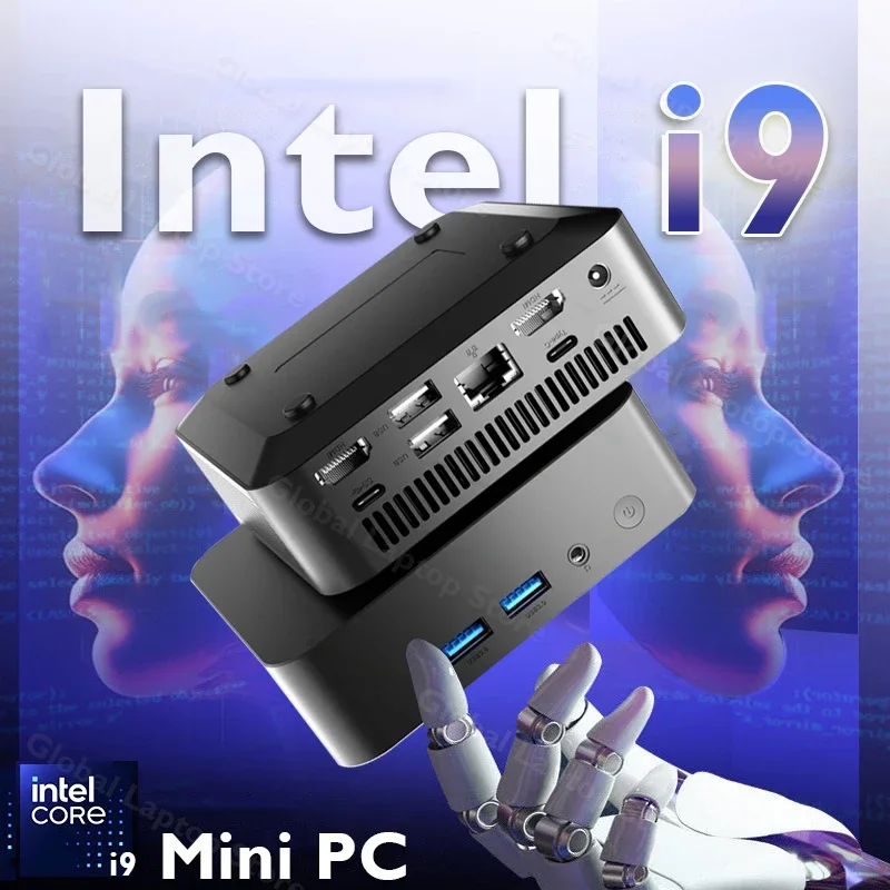Mini PC Windows 11 Intel Core i9 8950HK Computer Dual WIFI 6 BT5.2 4K HD Mini Gaming Pc Desktop 3-year warranty,gaming computer