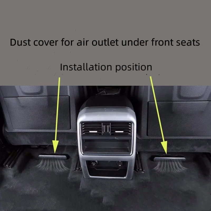 For NISSAN TIIDA ALTIMA SYLPHY LIVINA Dust Cover for Air Outlet Under Front Seats Modification