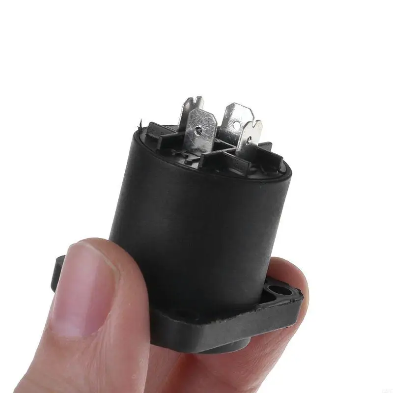 4PCS 잭 패널 소켓 커넥터 Neutrik Speakon Nl4mp, Nl4mpr, Nl4fc 용 4극 오디오 스피커 트위스트 잠금 원형 사각형