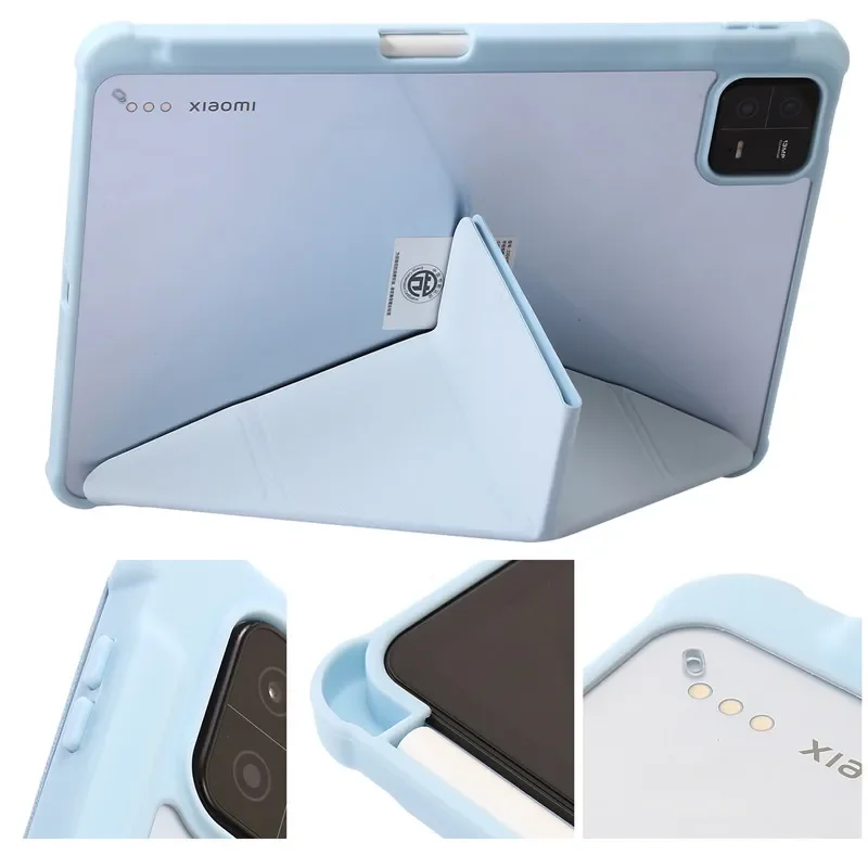 Coque para Xiaomi Pad Pro Case 11 Acrílico Clear Back Stand Capa Inteligente para Xiaomi mi Pad Pro 2023 Case com Suporte de Lápis - Imagem 6