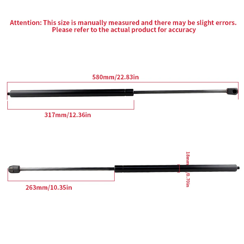 메르세데스-벤츠 C320 2001-2005 OEM용 2PCS 리어 트렁크 가스 스트럿 바  :2038800429, A2038800429 2038800029 SG203007 자동차 액세서리