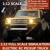 1:12 Full Scale 4WD Climbing Vehicle RC Off-Road Truck Model 2.4G  Controller Lighting High Speed Off Road Remote Control Truck 1