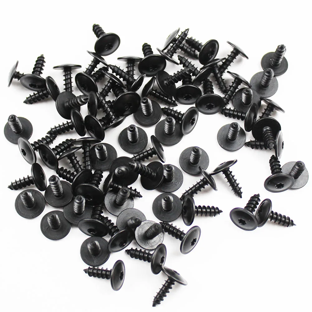 50PCS/set ENGINE COVER UNDERTRAY SPLASHGUARD WHEEL ARCH TORX SCREW for VW Golf Passat AUDI 5x16mm