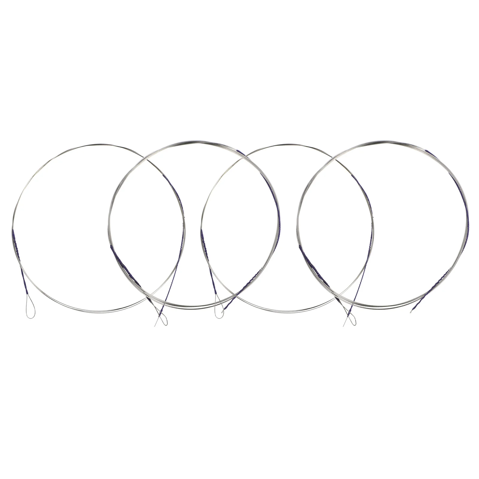 

4pcs Durable Metal Erhu Strings Erhu Replacement Accessories Erhu Supplies (Assorted Color)