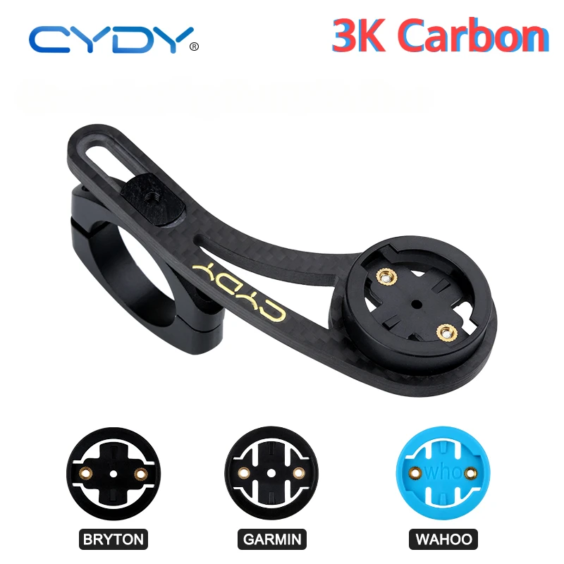 Cydy Carbon Holder Garmin Mount Edge 130 420 520 Bryton Rider 320 Computer Da Bicicletta Wahoo Gps Igs630 Extend Road Mtb Bike