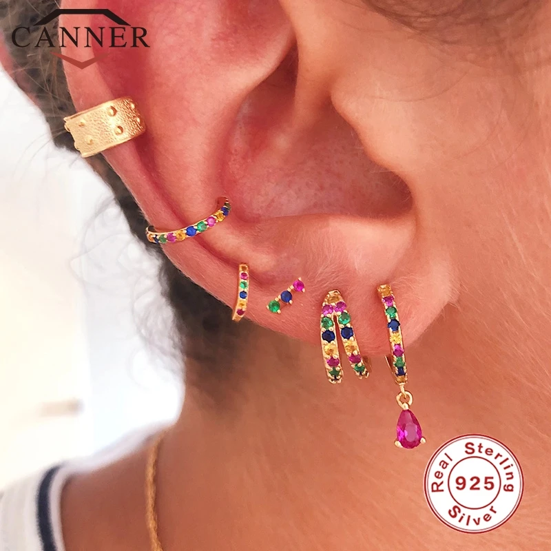 Coolbodyart donna orecchini 925' Argento Sterling lampadario design con