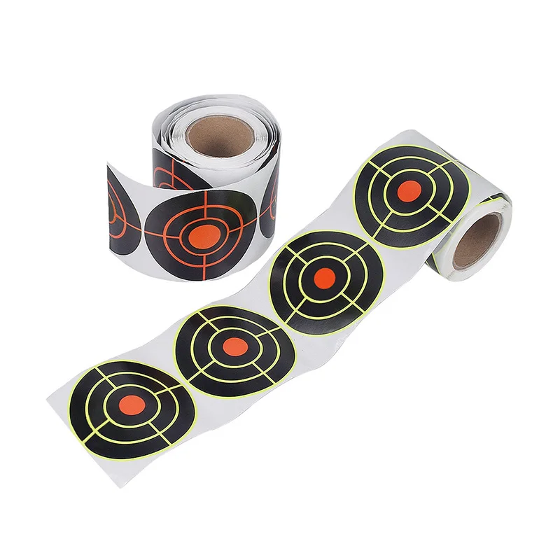 200Pcs 7.6cm Self Adhesive Shooting Target Sticker Splatter Splash Amp Reactive Practice Training Hunting Stickers