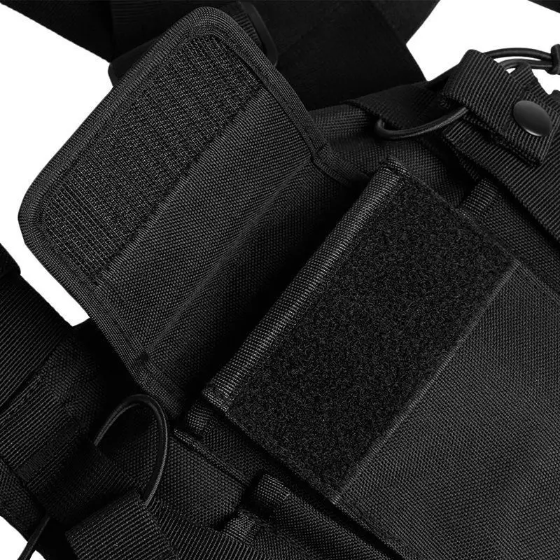 Baofeng Ham Radio CS Tactics Chest Hip Hop Front Pack Pouch Vest Rig Holster Case Bag for UV-5R UV-82 888S Wouxun Walkie Talkie