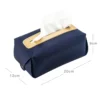 Household Tissue Box Holder Napkin Box Tissue Box Cover Waterproof Case Tissue Holder Mouchoirs Napkin Holder 6