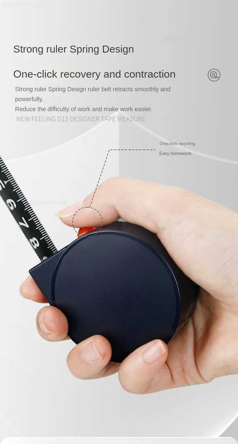 Xiaomi 3/5M Steel Tape Measure Automatic Locking Meter Ruler description image 4