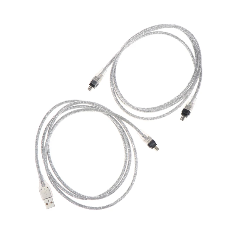 1394 파이어 와이어 USB to 4p USB to 1394 데이터 케이블, IEEE 1394 연결 케이블, 카메라 DV 획득 카드 프린터 스캐너 캠코더