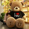 80/100cm Plush Toy Big Sizeteddy Bear Giant Pink Soft Stuffed Animals Pillow Dolls Grilfriend Girl Wife Birthday Valentines Day