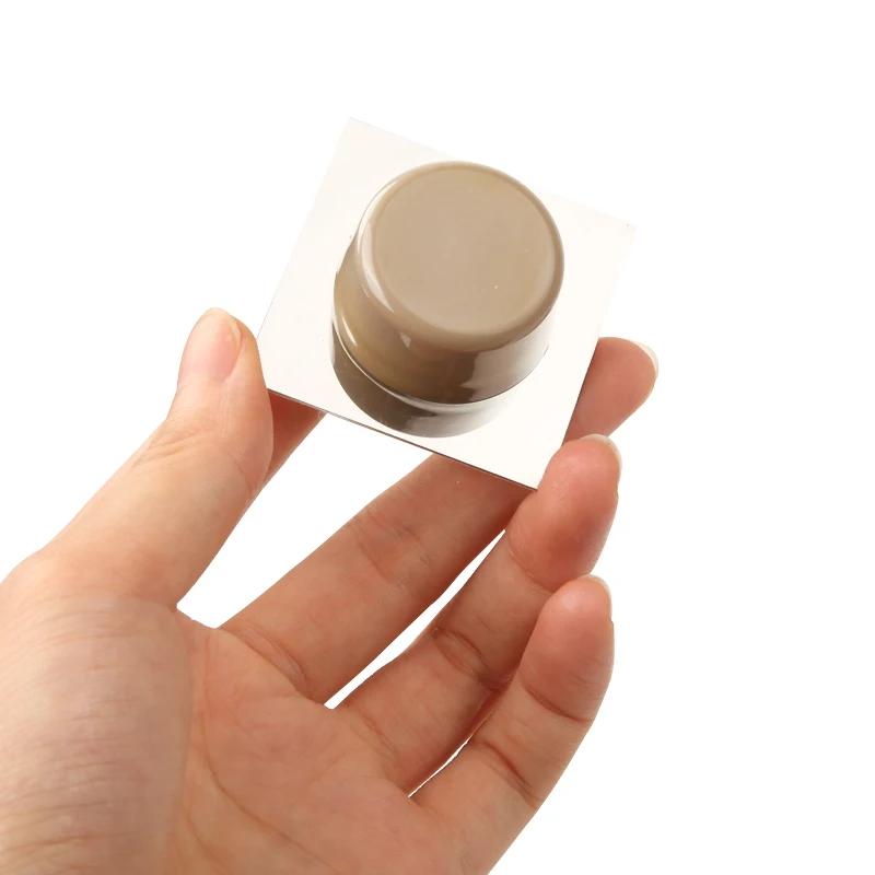 Stainless Steel Door Stopper Floor Wall Silicone Rubber Stops Doorstop House Floor Door Wedge Stop Handle Protector 1pc door stopper