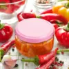 Small Glass Containers with Lids Glass Food Storage Containers Reusable Sauce Containers Mini Glass Storage Jars 5