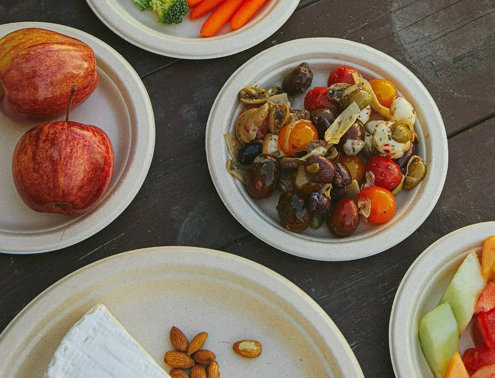 Eco-Friendly Disposable Paper Plates - 50100pcs for Parties  BBQs