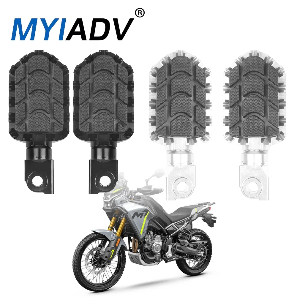 Motorcycle Accessories Motorcycle Footrests Motorcycle Foot Pegs Adjustable Rotatable Footrest Accessories For CFMOTO CF MOTO 450MT MT450 MT 450 MT-2025