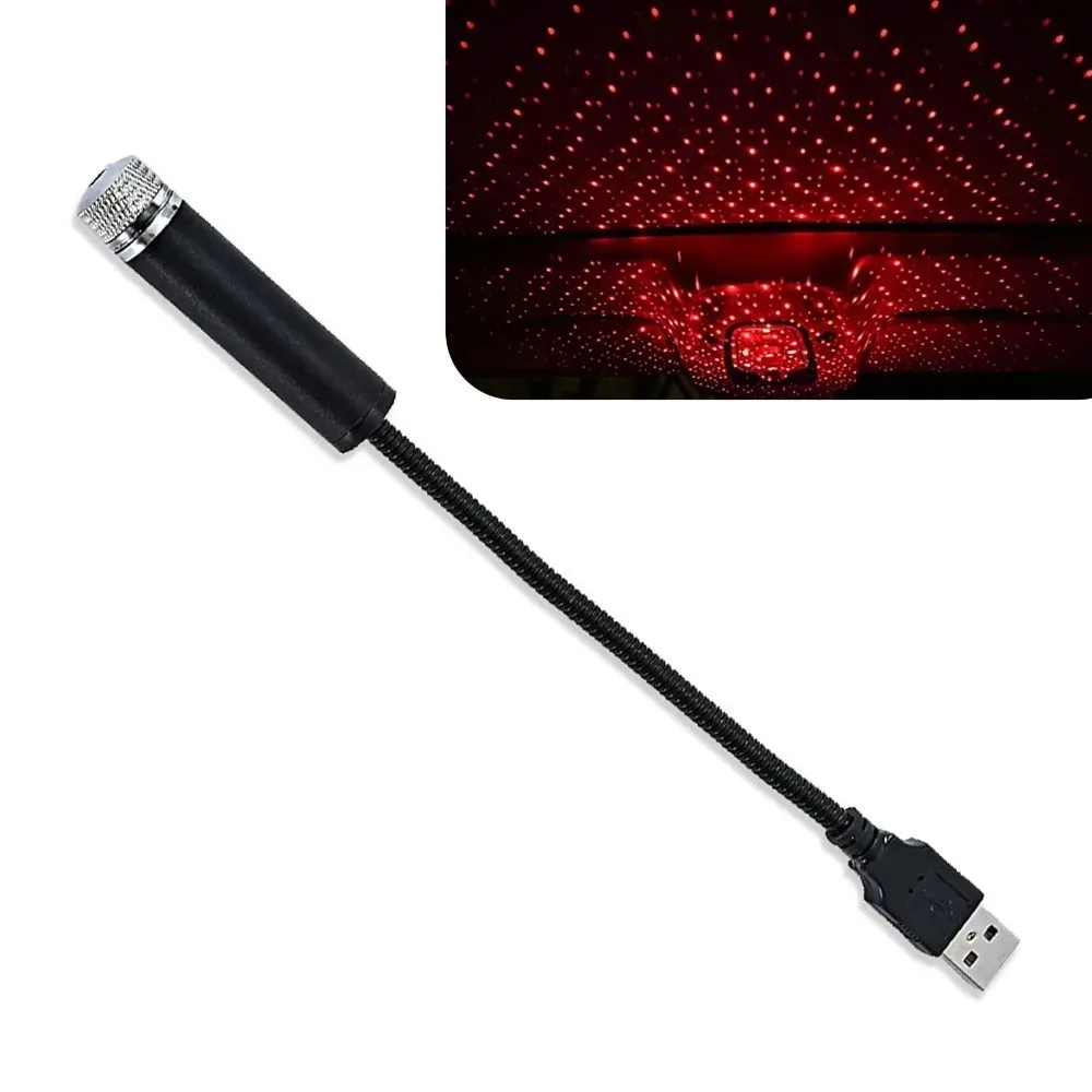 USB LEDアンビエントプロジェクションランプ,車のルーフライト,星空,常夜灯,装飾ライト,ベビーブレス