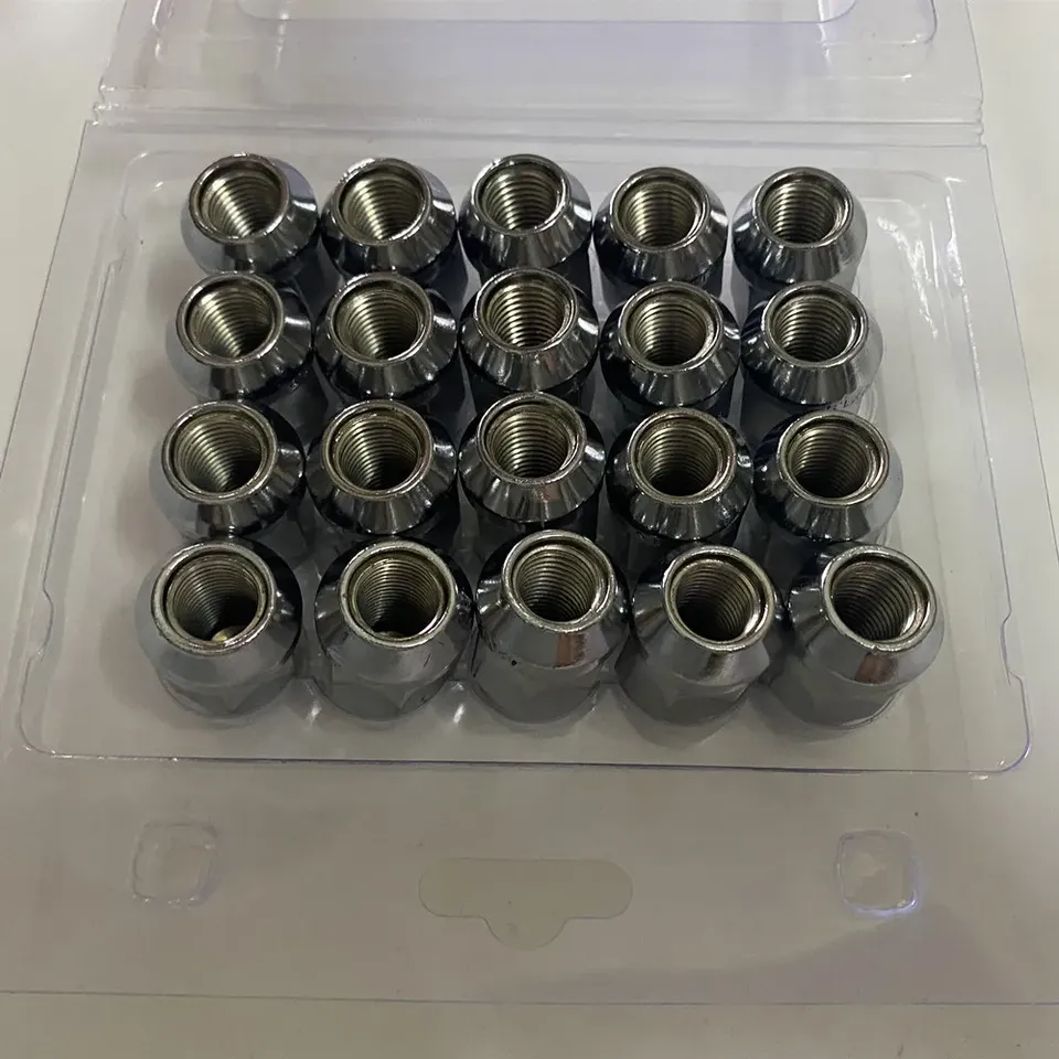20 pcs sliver wheel lug nut  35mm cone seat lug nuts  m12x1.25ï¼m12 x 1.5  ,m14x1.5ï¼1/2-20 19mm Hex 60 Degree Closed End  Lug Nut