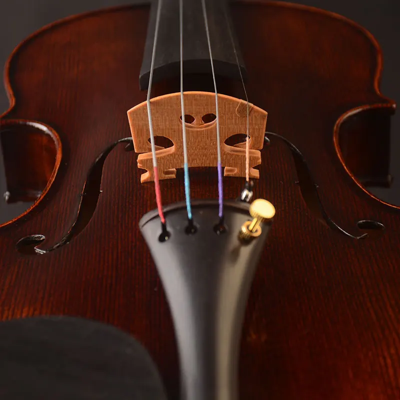 German dark antique style, Full size violin, strad model, strong bright tone, free case, bow, shoulder rest!