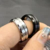 EDC Fidget Sliders Fashion Accessory Ratchet Ring Stress Relief for Adults Magnetic Metal ADHD Casual Rings Haptic Coin 3
