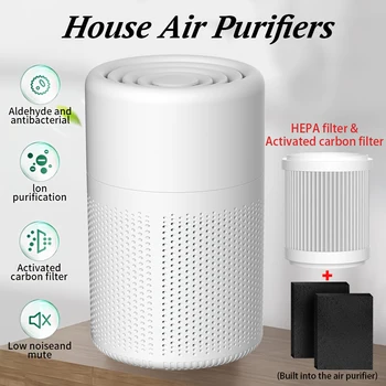 XIAOMI Youpin Portable Air Purifier with HEPA Filter Air Freshener Remover Formaldehyde Second-hand Smoke  for Car Air Cleaner
